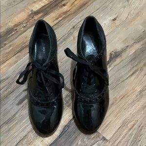 SOLD Fiona black lace up heels
